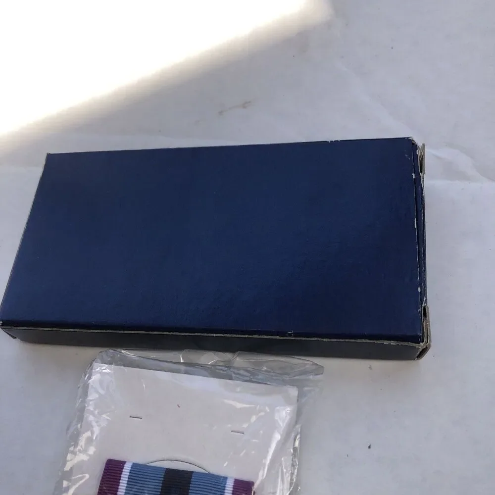 Vintage 1993 US Military Humanitarian Service Medal Full Size With Original Box